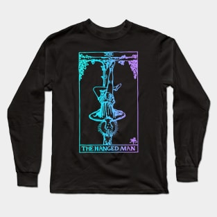 The Hanged Man Tarot Card Rider Waite Long Sleeve T-Shirt